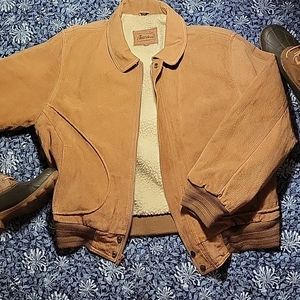 Aberdeen Vintage Leather Winter Jacket